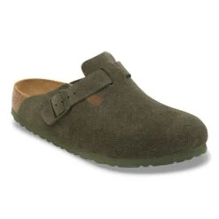 Birkenstock Boston Suede Leather Thyme -Birkenstock Shop 1024721