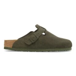 Birkenstock Boston Suede Leather Thyme -Birkenstock Shop 1024721 side