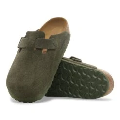 Birkenstock Boston Suede Leather Thyme -Birkenstock Shop 1024721 sole