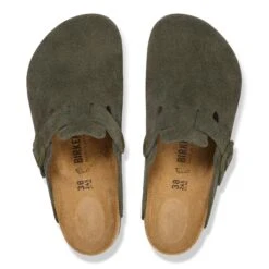 Birkenstock Boston Suede Leather Thyme -Birkenstock Shop 1024721 top