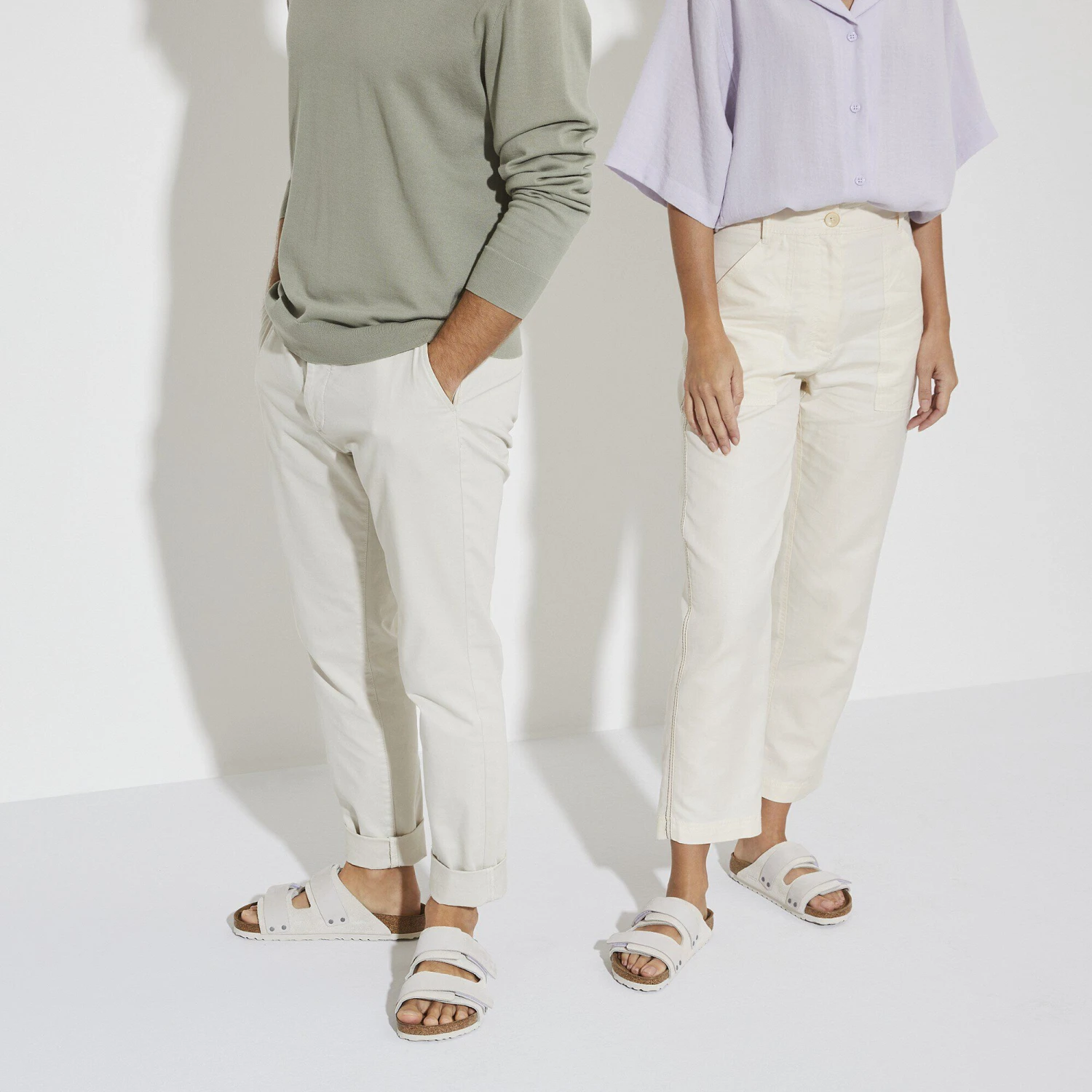 Birkenstock Uji Nubuck-Suede Leather Antique White 9 Birkenstock Uji Nubuck-Suede Leather Antique White - Image 9