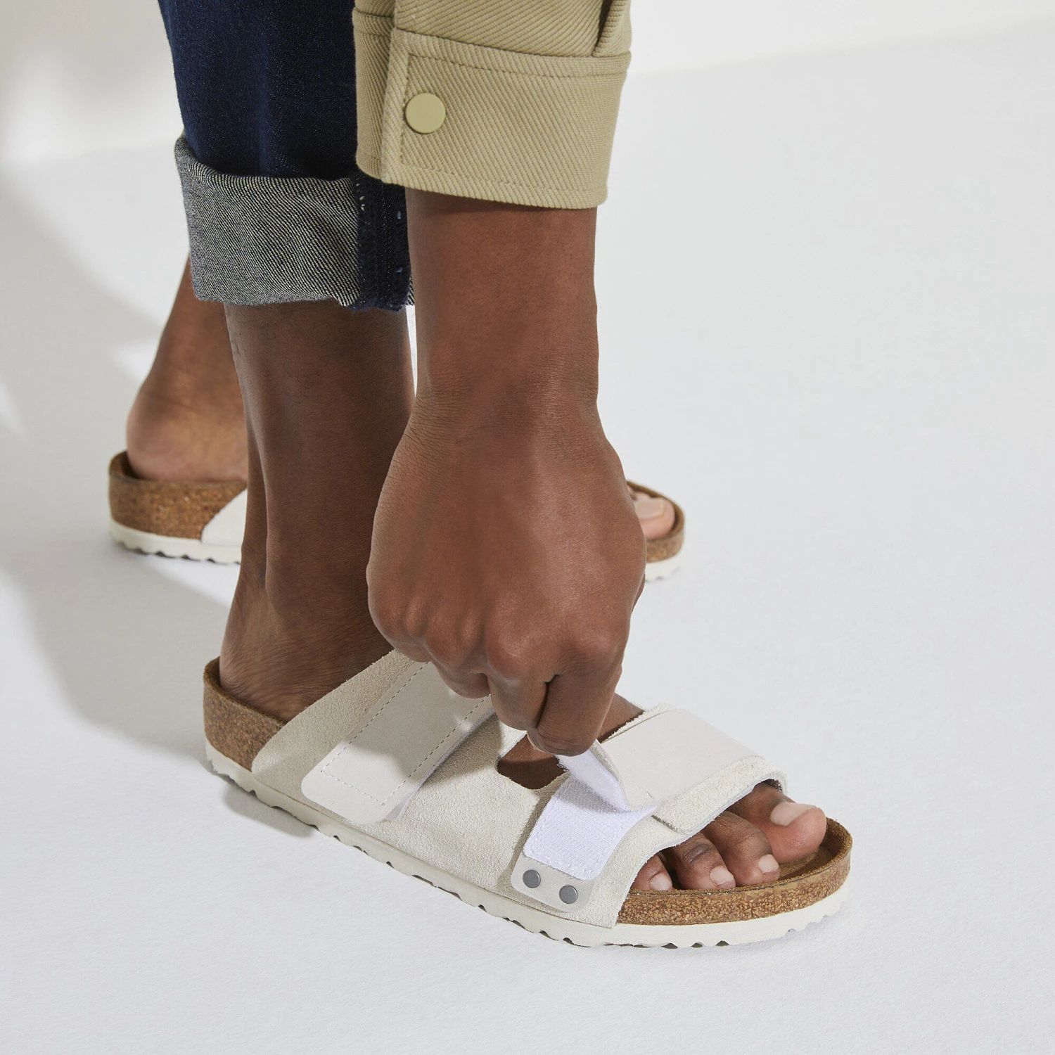 Birkenstock Uji Nubuck-Suede Leather Antique White 8 Birkenstock Uji Nubuck-Suede Leather Antique White - Image 8