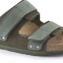 Birkenstock Uji Nubuck-Suede Leather Thyme -Birkenstock Shop 1024803 detail 1