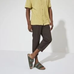 Birkenstock Uji Nubuck-Suede Leather Thyme -Birkenstock Shop 1024803 f look m