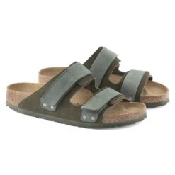 Birkenstock Uji Nubuck-Suede Leather Thyme -Birkenstock Shop 1024803 pair