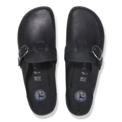 Birkenstock Buckley Oiled Leather Black -Birkenstock Shop 1024897 top
