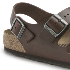Birkenstock Milano Leather Vintage Wood Roast -Birkenstock Shop 1024911 detail 1