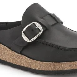 Birkenstock Buckley Oiled Leather Black -Birkenstock Shop 1024942 detail 1