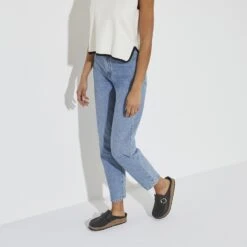 Birkenstock Buckley Oiled Leather Black -Birkenstock Shop 1024942 f look f