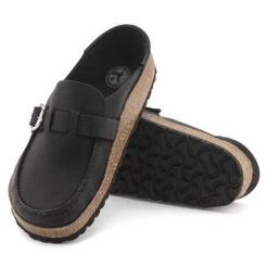 Birkenstock Buckley Oiled Leather Black -Birkenstock Shop 1024942 sole