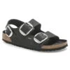 Birkenstock Milano Big Buckle Oiled Leather Black -Birkenstock Shop 1024943