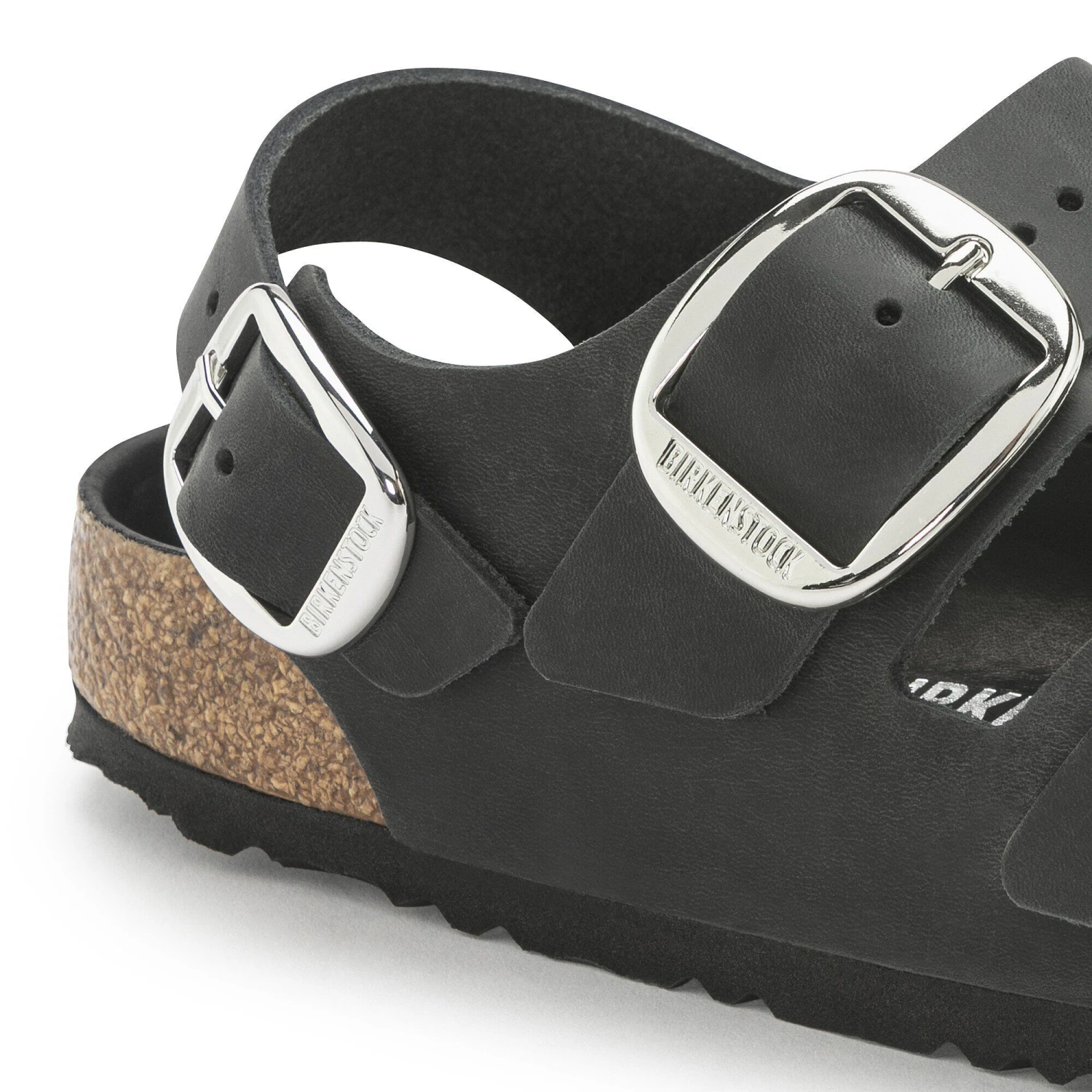 Birkenstock Milano Big Buckle Oiled Leather Black 8 Birkenstock Milano Big Buckle Oiled Leather Black - Image 8
