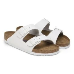 Birkenstock Arizona Soft Footbed Leather White -Birkenstock Shop 1024945 pair