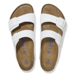 Birkenstock Arizona Soft Footbed Leather White -Birkenstock Shop 1024945 top