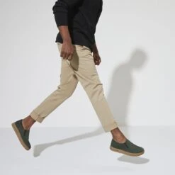 Birkenstock Oswego Suede Leather Thyme -Birkenstock Shop 1024947 f look m