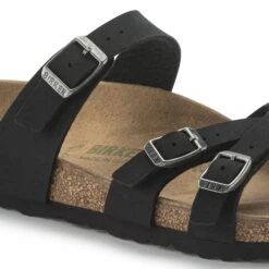 Birkenstock Franca Vegan Birkibuc Black -Birkenstock Shop 1024948 detail 1