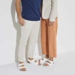 Birkenstock Milano Vegan Birko-Flor Triples White -Birkenstock Shop 1024966 detail 7