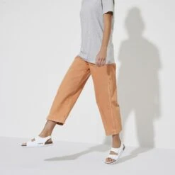 Birkenstock Milano Vegan Birko-Flor Triples White -Birkenstock Shop 1024966 f look f