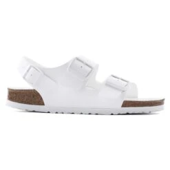 Birkenstock Milano Vegan Birko-Flor Triples White -Birkenstock Shop 1024966 side