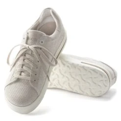 Birkenstock Bend Low Suede Embossed Antique White -Birkenstock Shop 1024975 sole