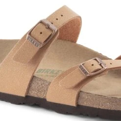 Birkenstock Mayari Vegan Birkibuc Pecan -Birkenstock Shop 1025007 detail 1
