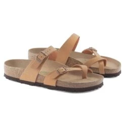 Birkenstock Mayari Vegan Birkibuc Pecan -Birkenstock Shop 1025007 pair