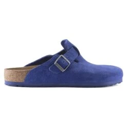 Birkenstock Boston Nubuck Leather Indigo Blue -Birkenstock Shop 1025020 side