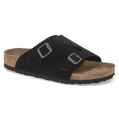 Birkenstock Zürich Suede Leather Black