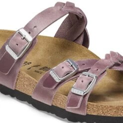 Birkenstock Franca Braided Oiled Leather Lavender -Birkenstock Shop 1025073 detail 1