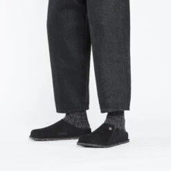 Birkenstock Zermatt Premium Suede Leather Black 13 Birkenstock Zermatt Premium Suede Leather Black -Birkenstock Shop 1025114 f look m