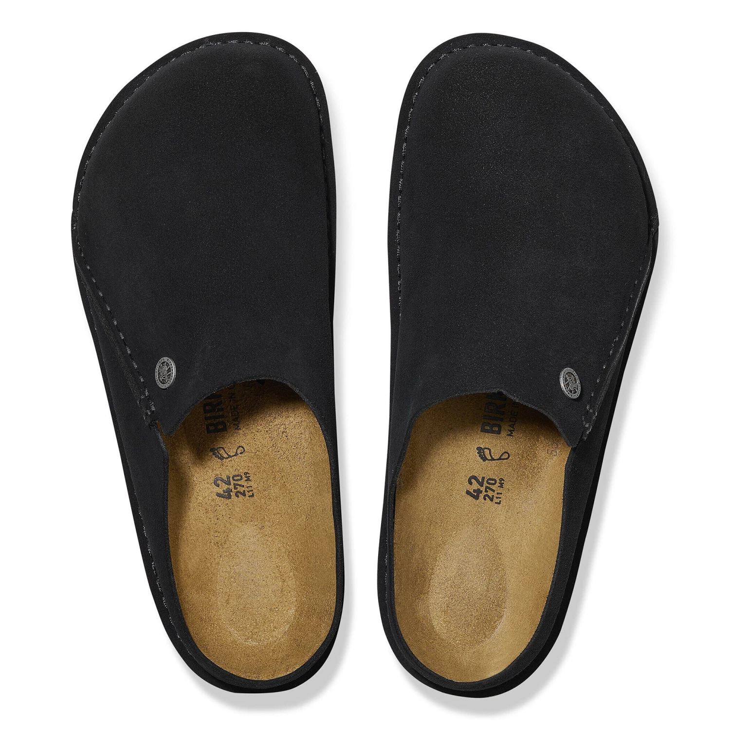 Birkenstock Zermatt Premium Suede Leather Black 2 Birkenstock Zermatt Premium Suede Leather Black - Image 2