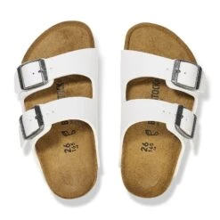 Birkenstock Arizona Kids Birko-Flor White -Birkenstock Shop 1025149 top