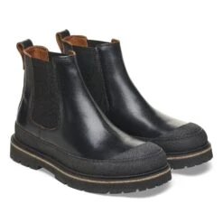 Birkenstock Prescott Slip On Men Oiled Leather Black -Birkenstock Shop 1025206 pair