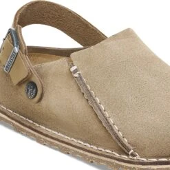 Birkenstock Lutry Premium Suede Suede Leather Gray Taupe -Birkenstock Shop 1025293 detail 1