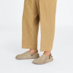 Birkenstock Lutry Premium Suede Suede Leather Gray Taupe -Birkenstock Shop 1025293 f look f