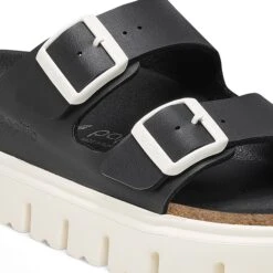Arizona Chunky Birko-Flor Black -Birkenstock Shop 1025304 detail 1