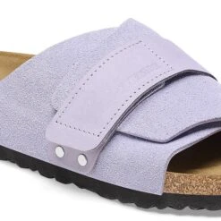 Birkenstock Kyoto Nubuck-Suede Leather Purple Fog -Birkenstock Shop 1025312 detail 1