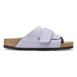 Birkenstock Kyoto Nubuck-Suede Leather Purple Fog -Birkenstock Shop 1025312 side