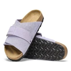 Birkenstock Kyoto Nubuck-Suede Leather Purple Fog -Birkenstock Shop 1025312 sole