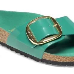 Birkenstock Madrid Big Buckle Natural Leather Patent High Shine Digital Green 9 Birkenstock Madrid Big Buckle Natural Leather Patent High Shine Digital Green -Birkenstock Shop 1025333 detail 1