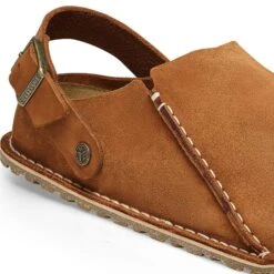 Birkenstock Lutry Premium Suede Suede Leather Mink -Birkenstock Shop 1025335 detail 1