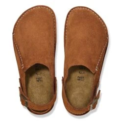 Birkenstock Lutry Premium Suede Suede Leather Mink -Birkenstock Shop 1025335 top