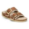 Birkenstock Arizona Big Buckle Shearling Oiled Leather Cognac -Birkenstock Shop 1025432