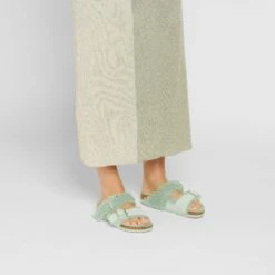 Birkenstock Arizona Teddy Split Suede Leather-Shearling Matcha 11 Birkenstock Arizona Teddy Split Suede Leather-Shearling Matcha -Birkenstock Shop 1025448 f look f