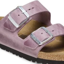 Birkenstock Arizona Oiled Leather Lavender -Birkenstock Shop 1025460 detail 1