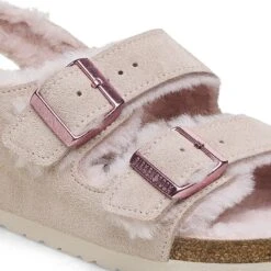 Birkenstock Milano Suede Shearling Suede Leather-Shearling Light Rose 9 Birkenstock Milano Suede Shearling Suede Leather-Shearling Light Rose -Birkenstock Shop 1025466 detail 1