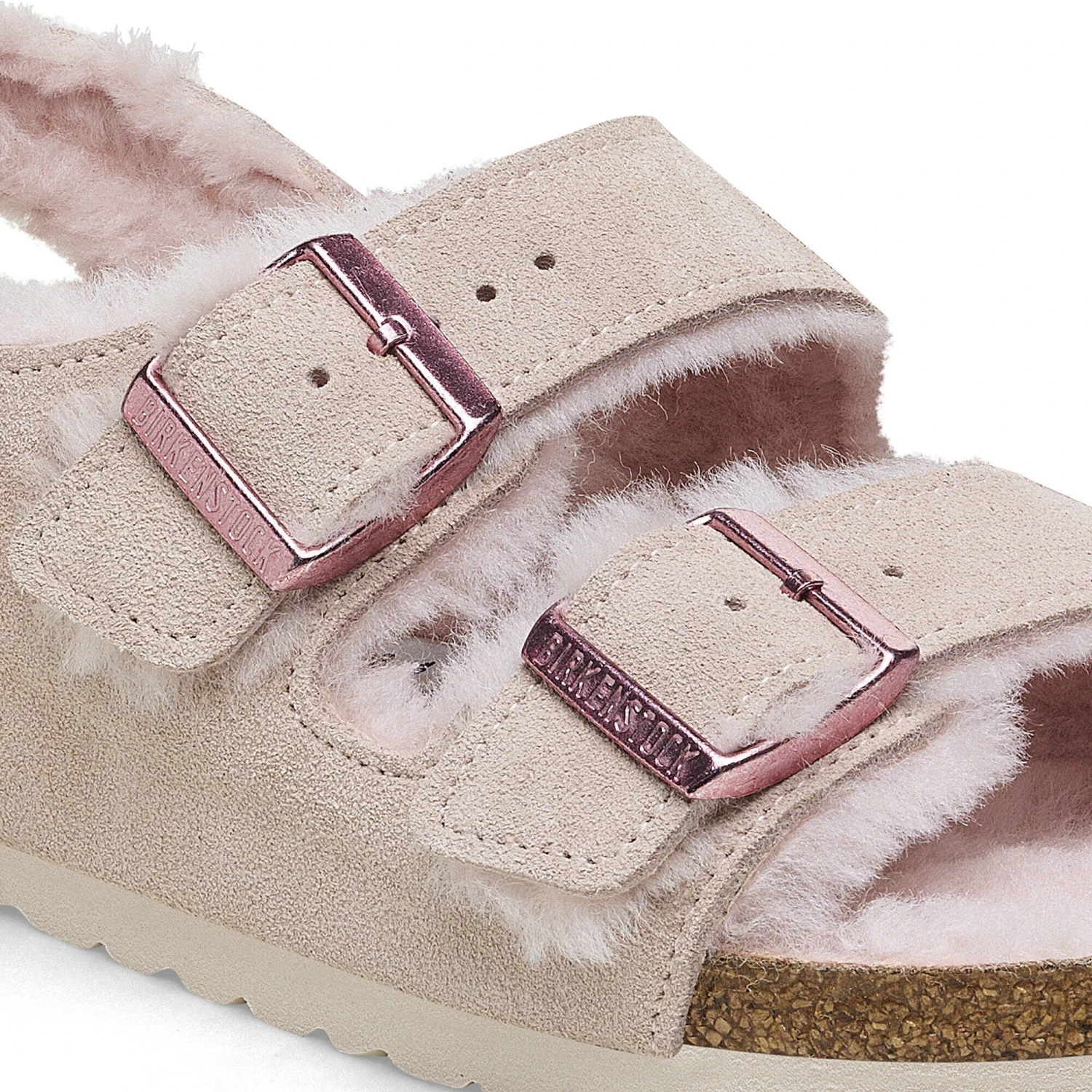 Birkenstock Milano Suede Shearling Suede Leather-Shearling Light Rose 4 Birkenstock Milano Suede Shearling Suede Leather-Shearling Light Rose - Image 4
