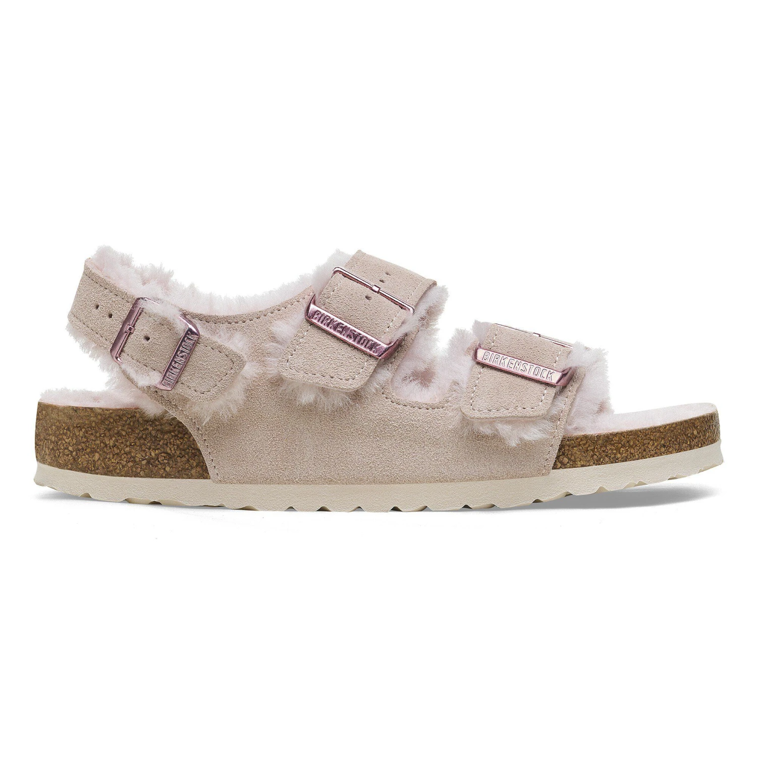 Birkenstock Milano Suede Shearling Suede Leather-Shearling Light Rose 3 Birkenstock Milano Suede Shearling Suede Leather-Shearling Light Rose - Image 3