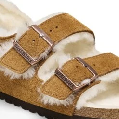 Birkenstock Milano Suede Shearling Suede Leather-Shearling Mink -Birkenstock Shop 1025478 detail 1