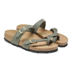Birkenstock Mayari Vegan Synthetics Soft Birki Vegan Thyme -Birkenstock Shop 1025484 pair